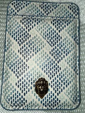Kurt Geiger Patterned Card Holder with metal eagle